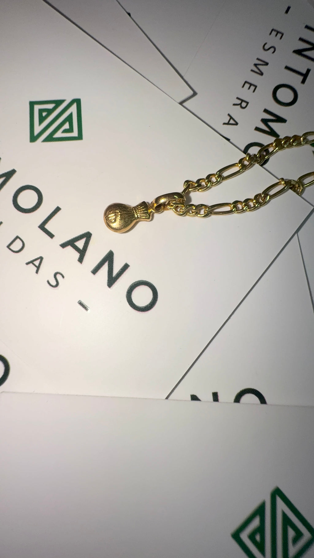 Dije en Oro Bolsa de Dinero