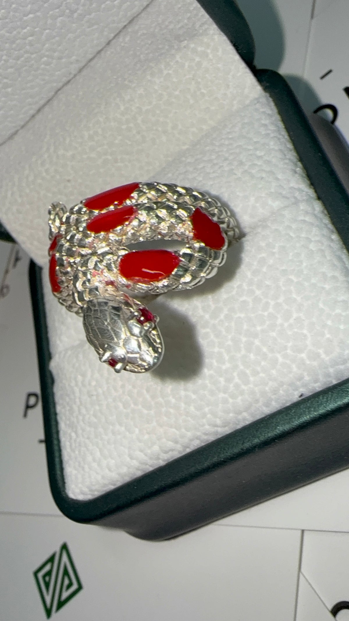 Anillo de Serpiente en Plata (Disponible para Fabricación)