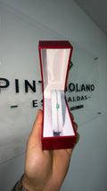Pulsera Con Esmeralda Central en Plata