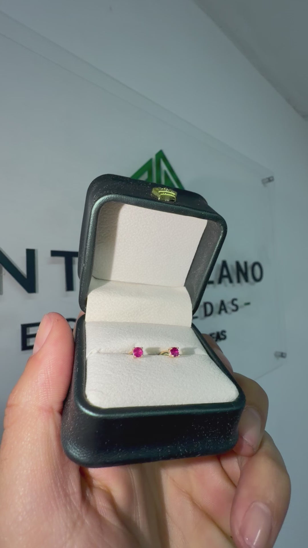 Topos oro Rubíes